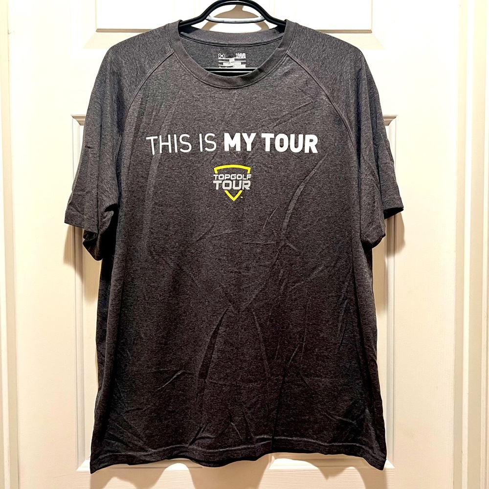 Topgolf Tour Under Armour Gray Large new without tags